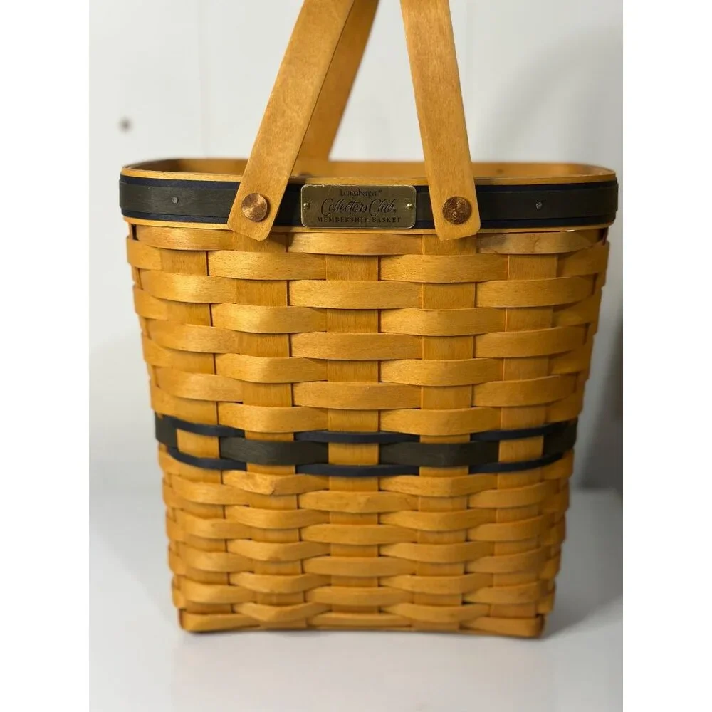 VTG Longaberger Collectors Club Membership Charter Member Basket‎ w/ Liner
